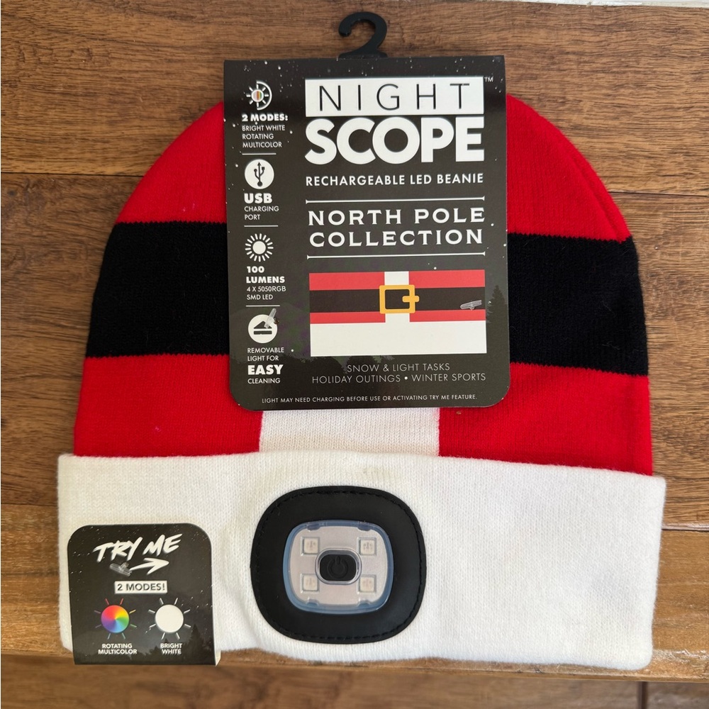 Night Scope Adult Holiday Beanie! 🧢🎅🎄